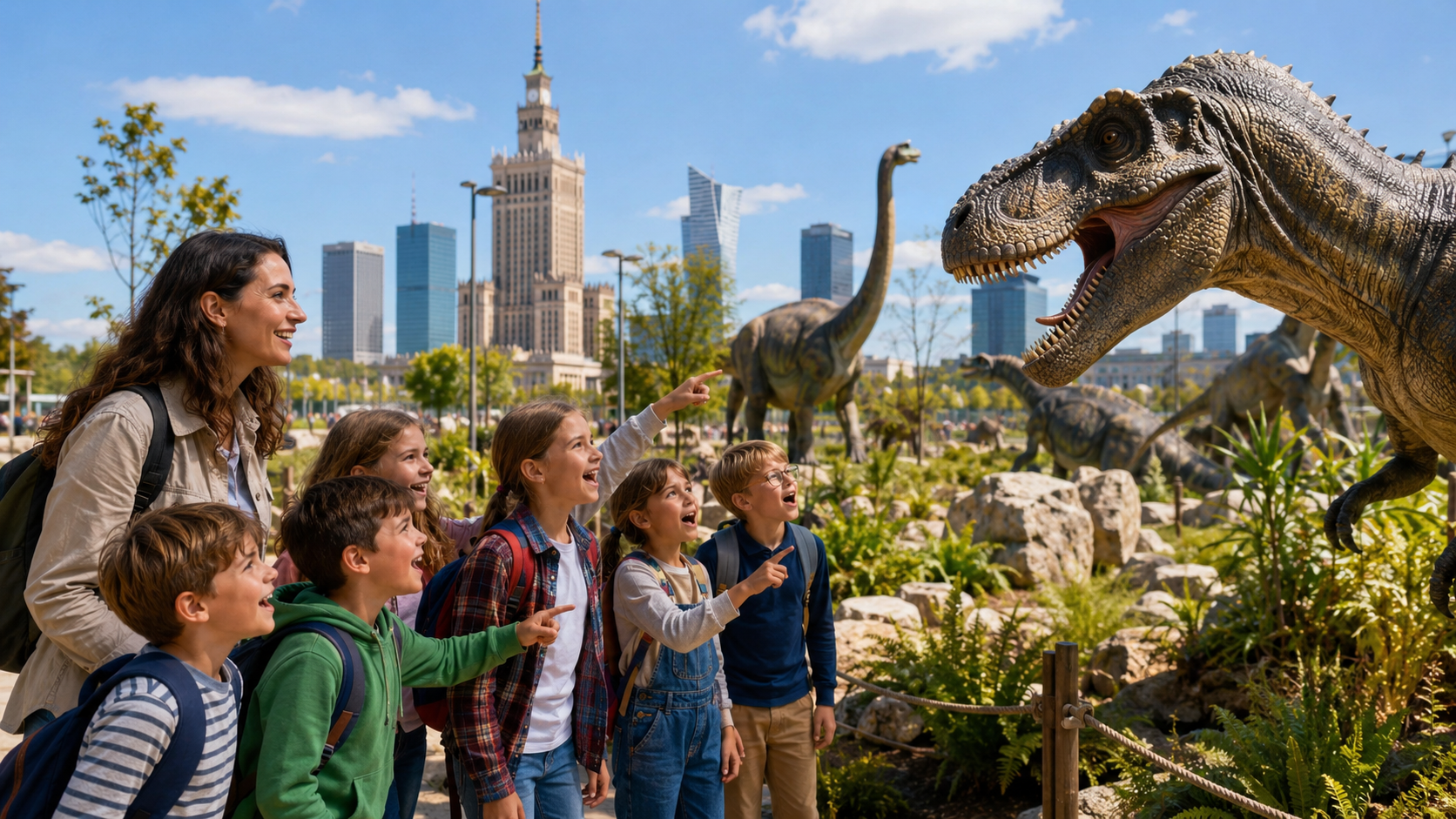 Lost World w Warszawie - nowa atrakcja z dinozaurami i pomysł na wycieczkę szkolną do stolicy